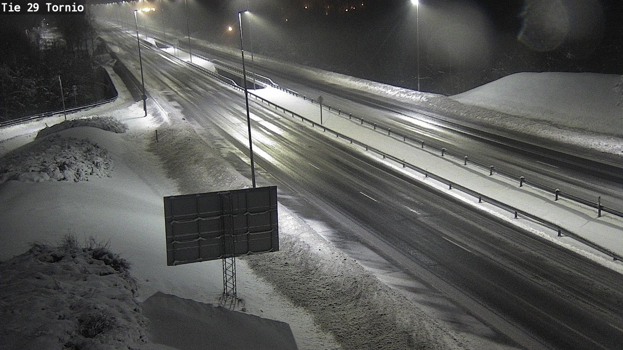Weather Camera Image Väg 29 Torneå, Tornio, Lappi