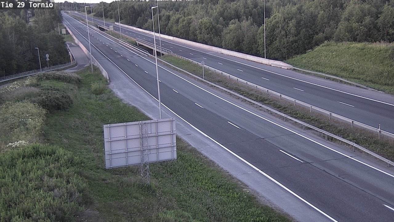 Weather Camera Image Road 29 Tornio, Tornio, Lappi