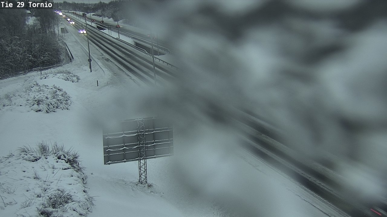 Weather Camera Image Väg 29 Torneå, Tornio, Lappi