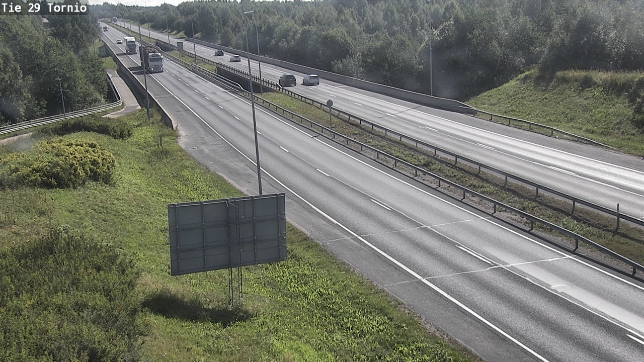 Weather Camera Image Road 29 Tornio, Tornio, Lappi