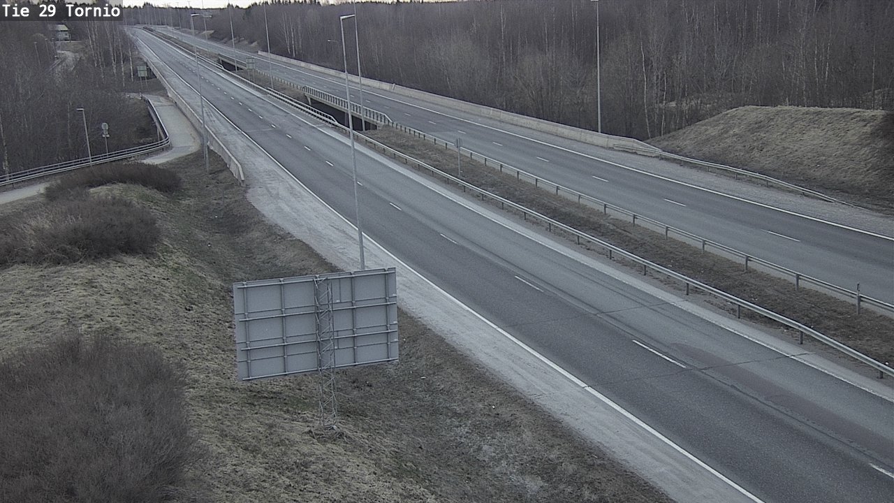 Weather Camera Image Road 29 Tornio, Tornio, Lappi