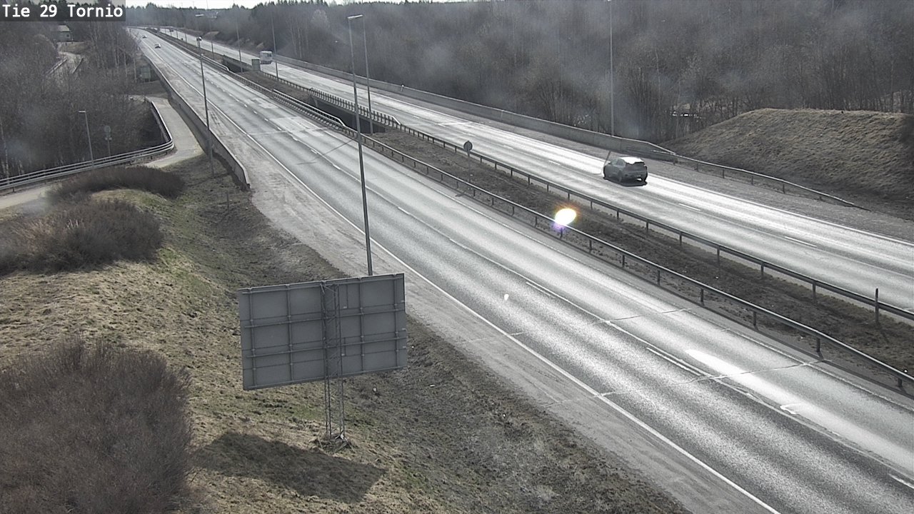 Weather Camera Image Väg 29 Torneå, Tornio, Lappi