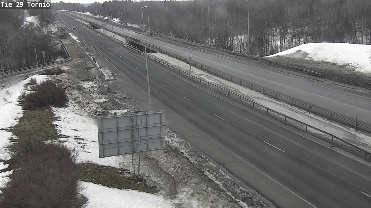 Weather Camera Image Road 29 Tornio, Tornio, Lappi