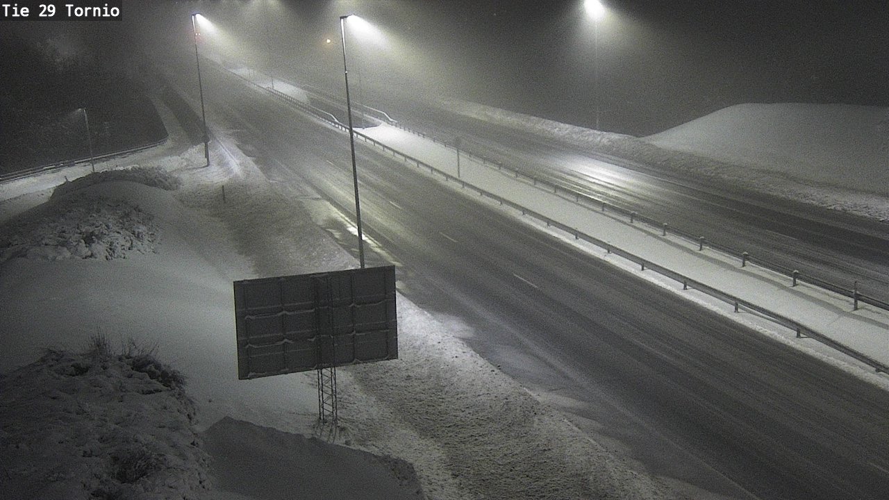 Weather Camera Image Väg 29 Torneå, Tornio, Lappi