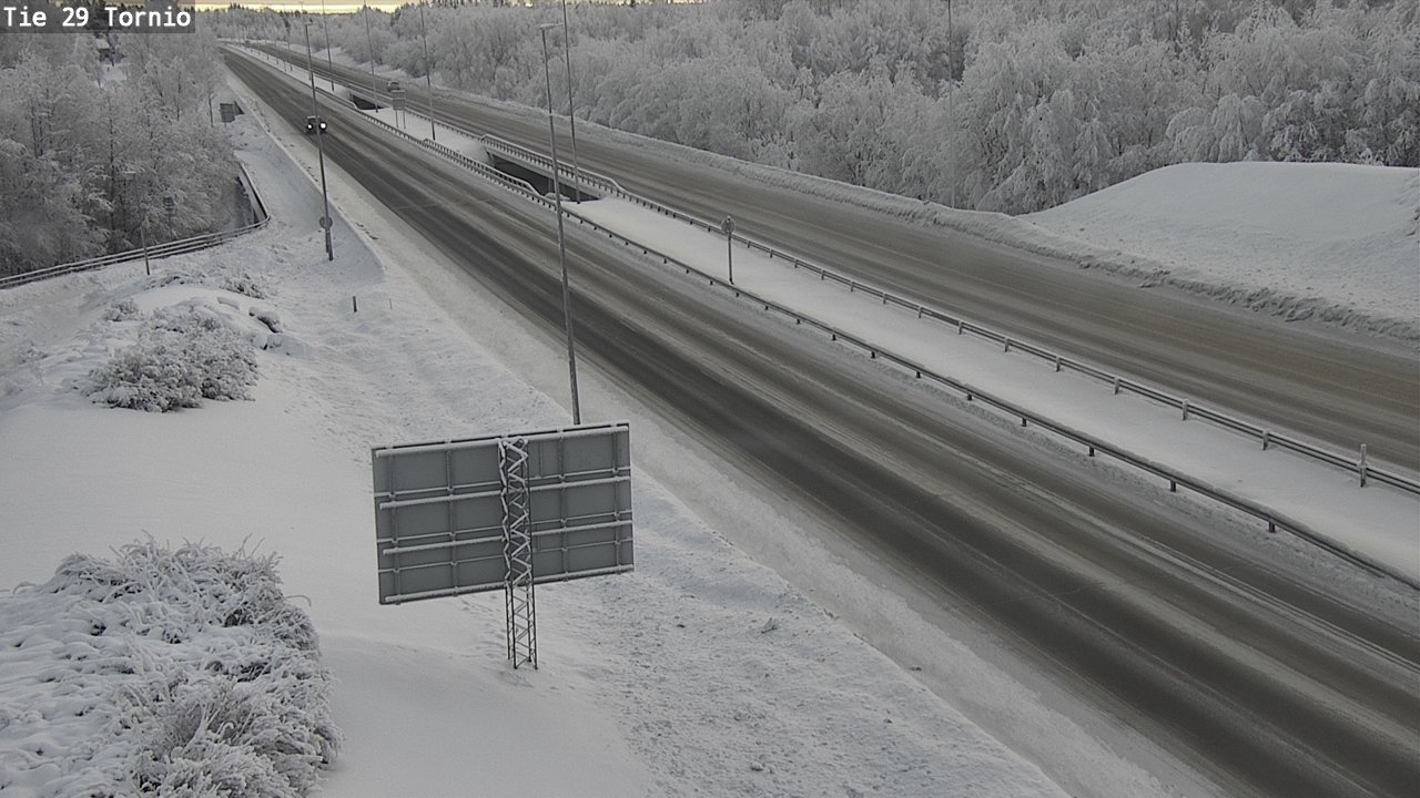 Weather Camera Image Road 29 Tornio, Tornio, Lappi