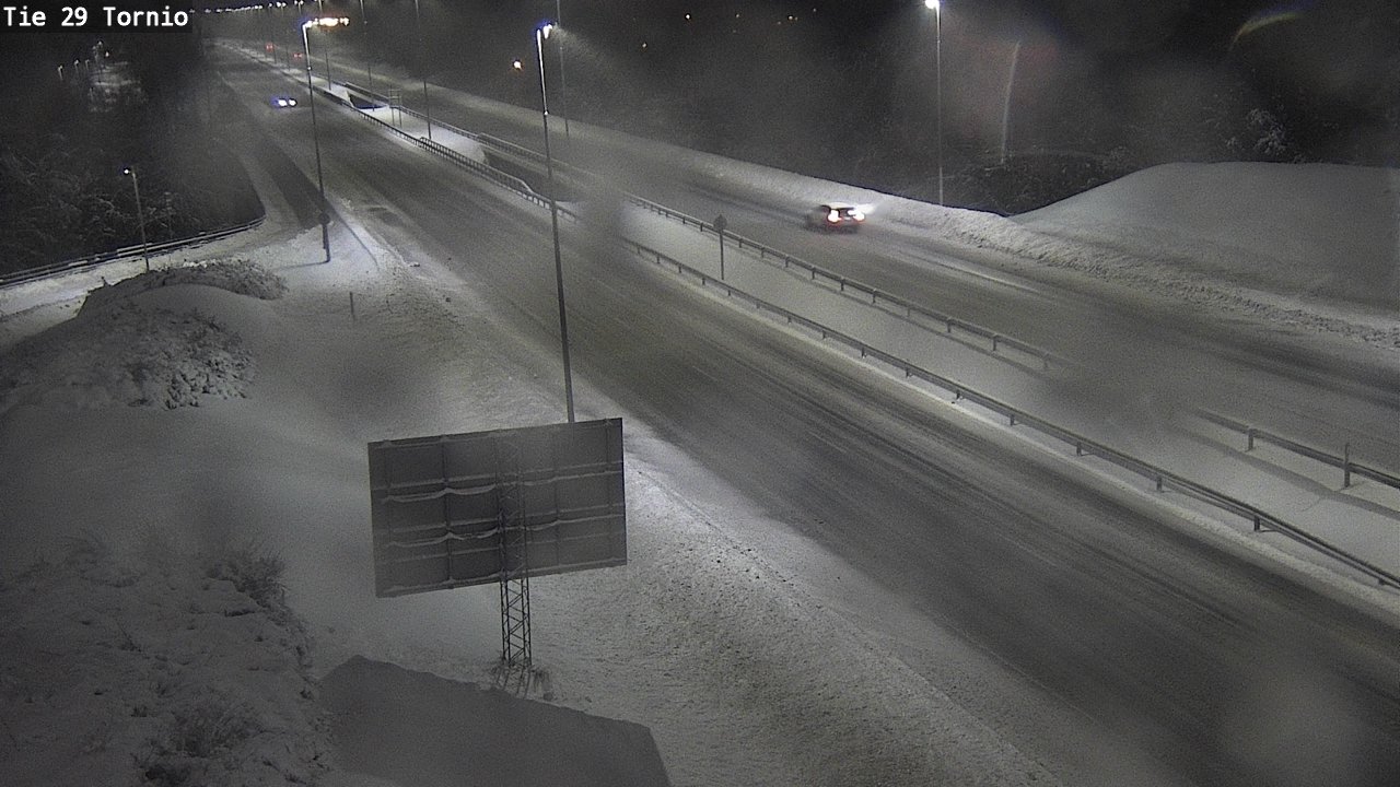 Weather Camera Image Väg 29 Torneå, Tornio, Lappi