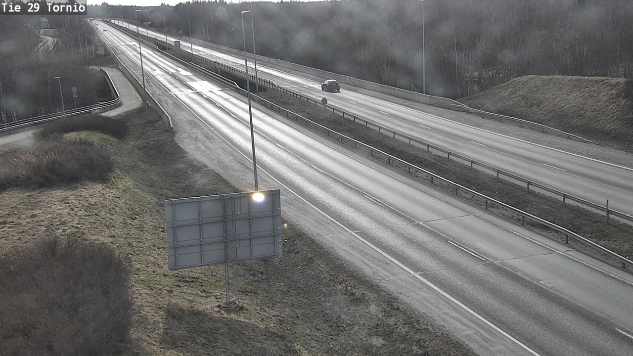 Weather Camera Image Väg 29 Torneå, Tornio, Lappi