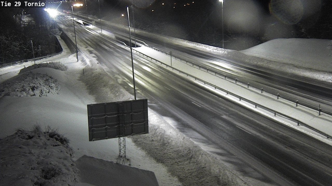 Weather Camera Image Väg 29 Torneå, Tornio, Lappi