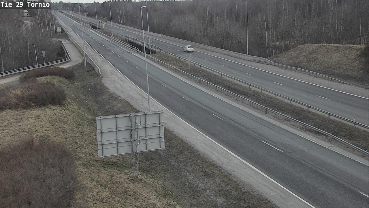 Weather Camera Image Väg 29 Torneå, Tornio, Lappi