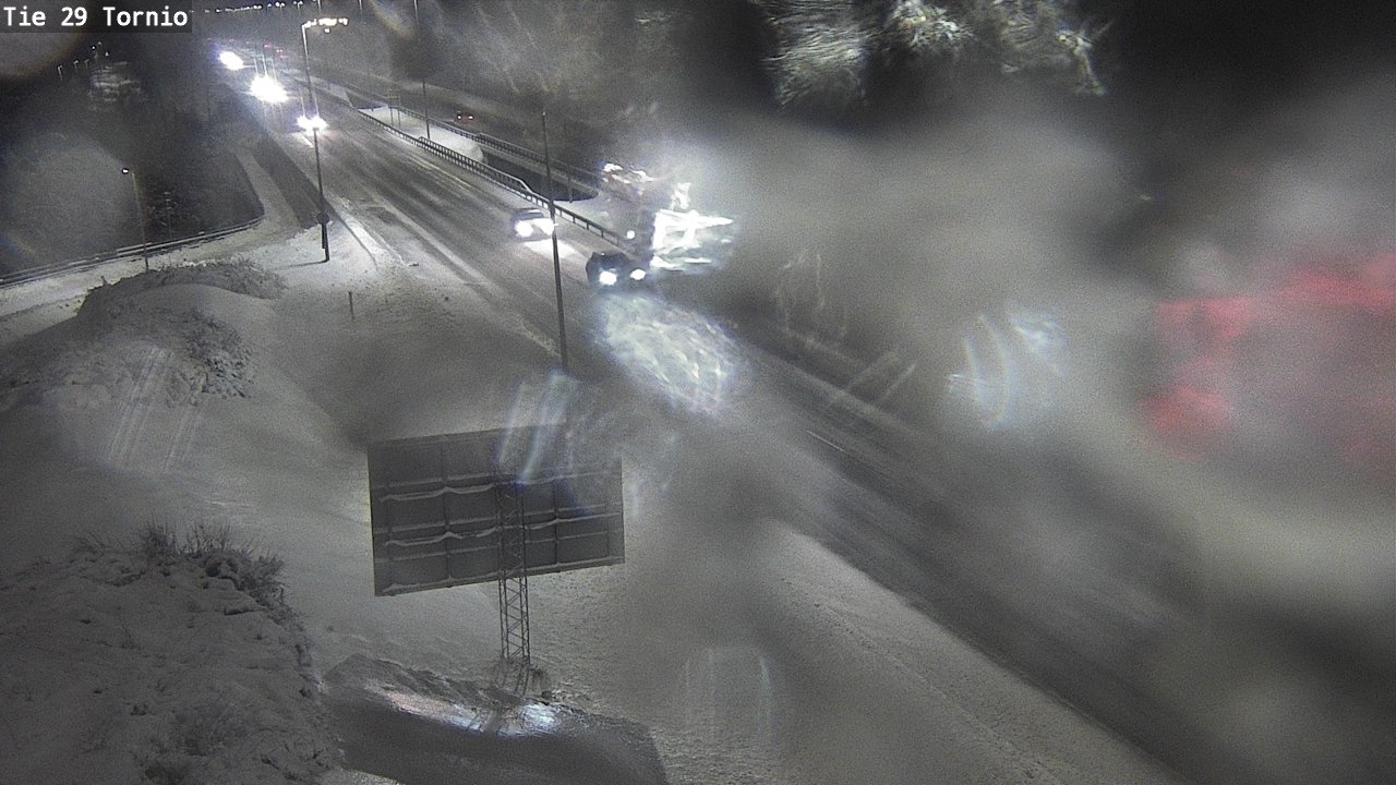 Weather Camera Image Väg 29 Torneå, Tornio, Lappi