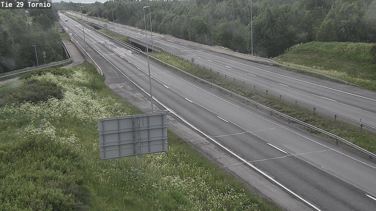 Weather Camera Image Road 29 Tornio, Tornio, Lappi