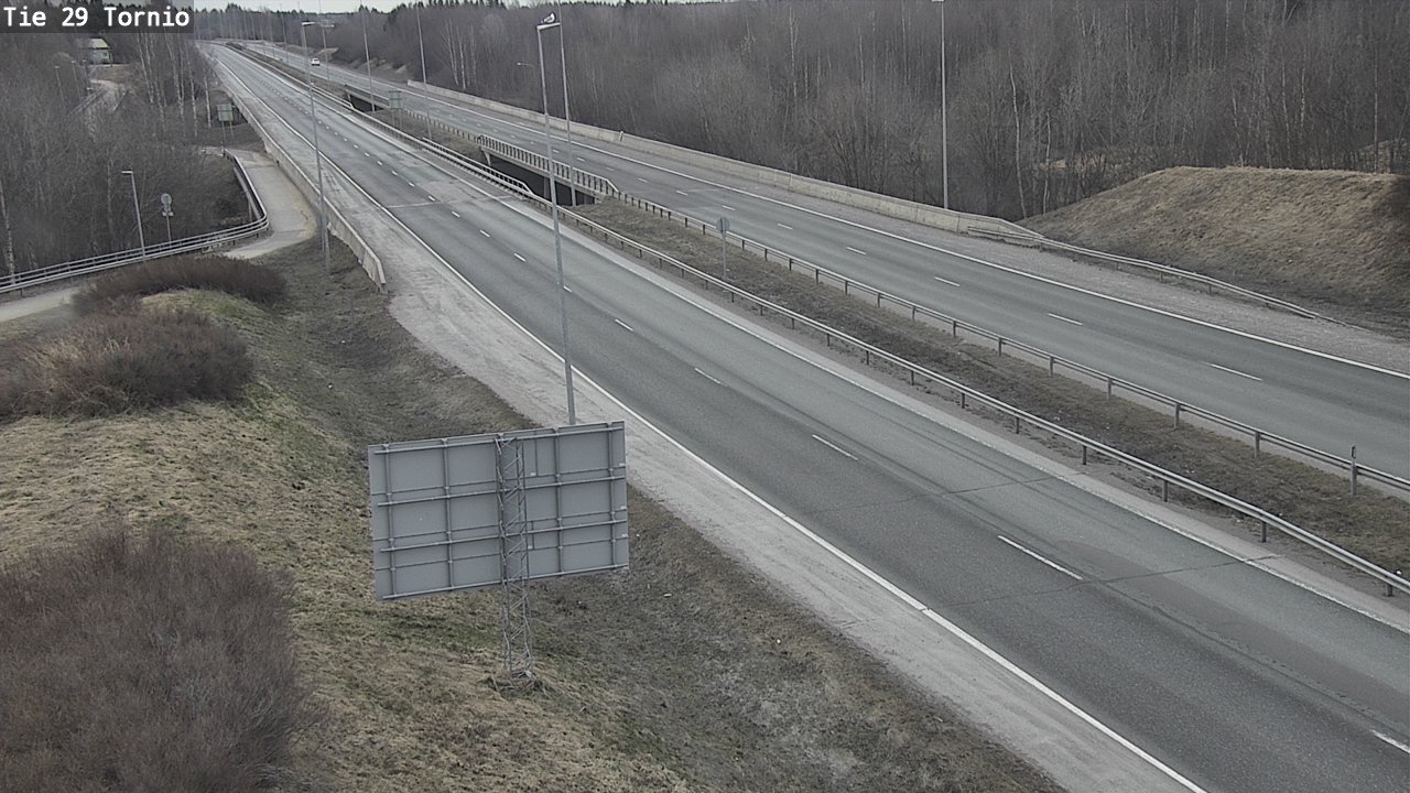Weather Camera Image Road 29 Tornio, Tornio, Lappi