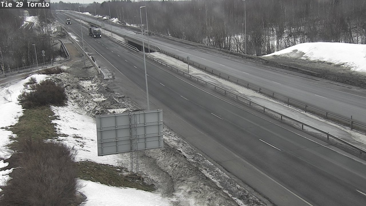 Weather Camera Image Road 29 Tornio, Tornio, Lappi