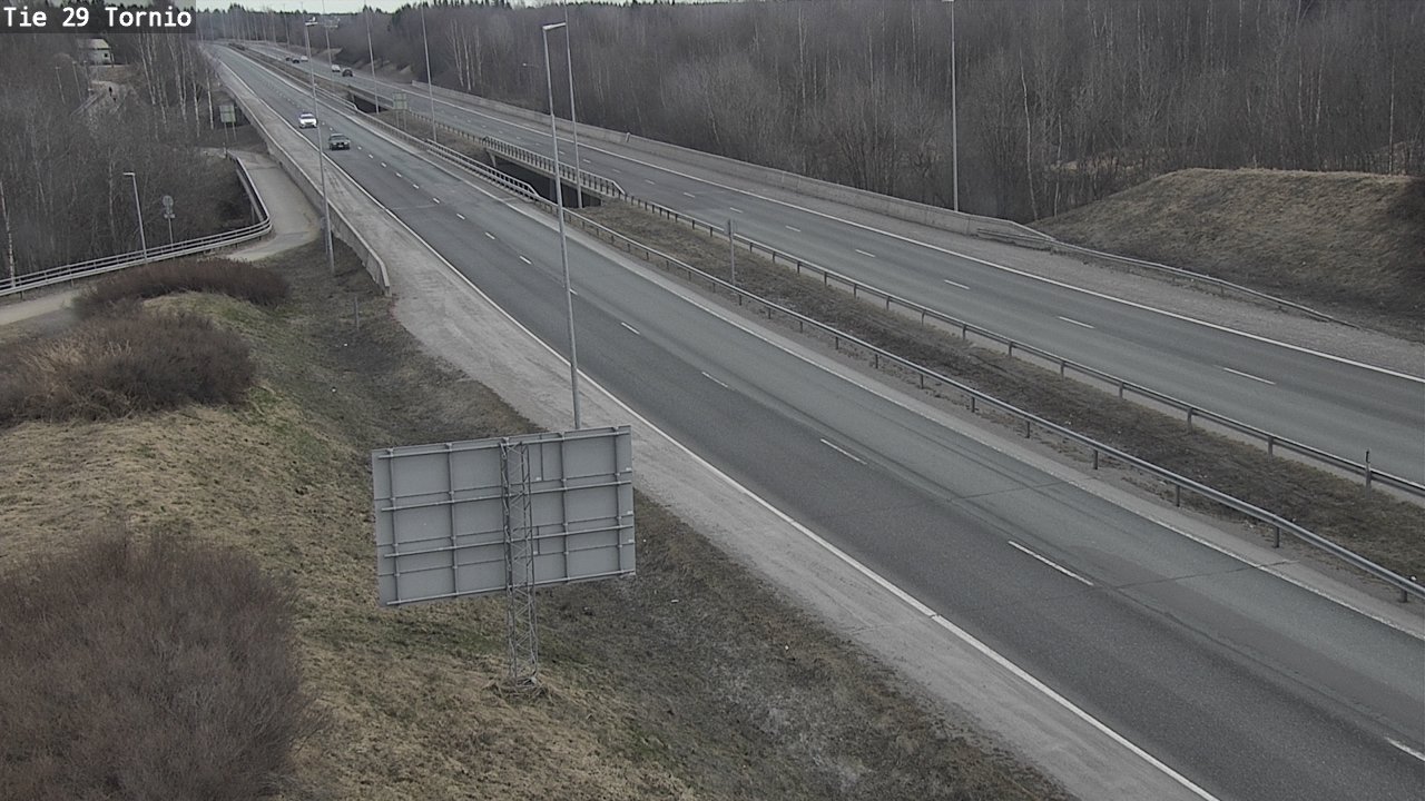 Weather Camera Image Väg 29 Torneå, Tornio, Lappi