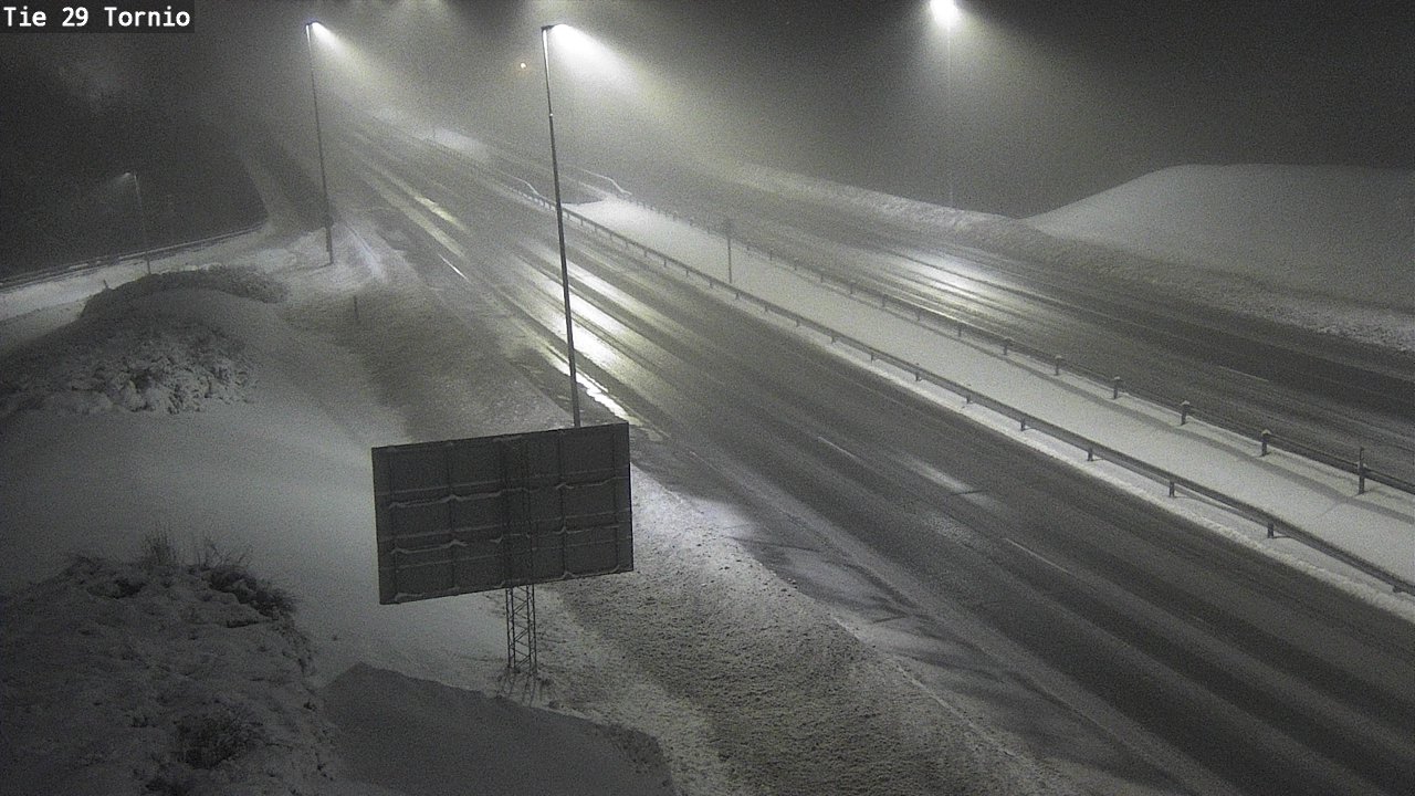 Weather Camera Image Väg 29 Torneå, Tornio, Lappi