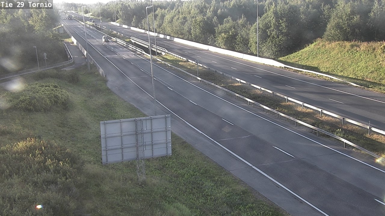 Weather Camera Image Road 29 Tornio, Tornio, Lappi