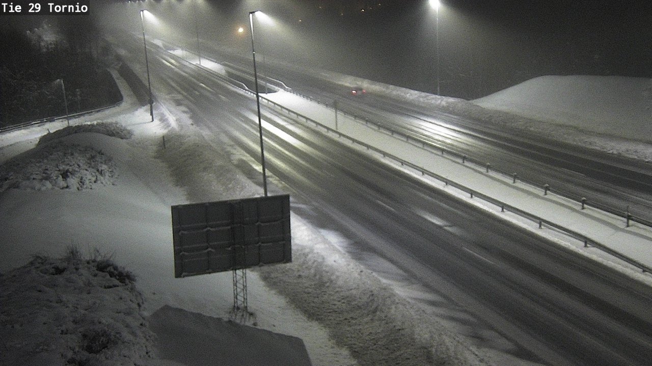 Weather Camera Image Väg 29 Torneå, Tornio, Lappi