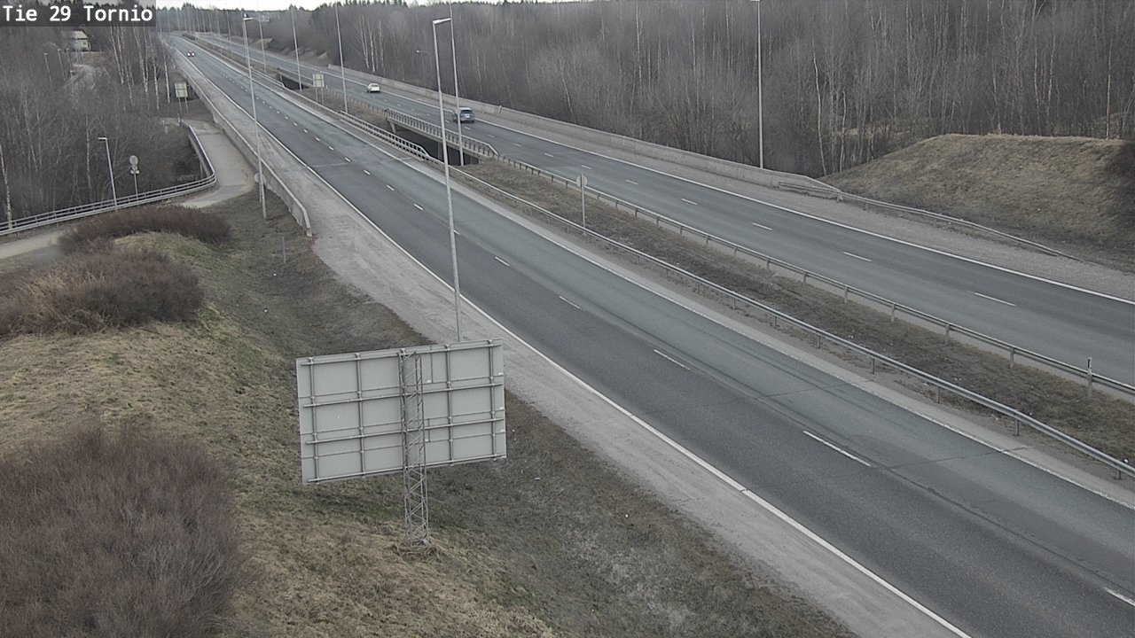 Weather Camera Image Väg 29 Torneå, Tornio, Lappi