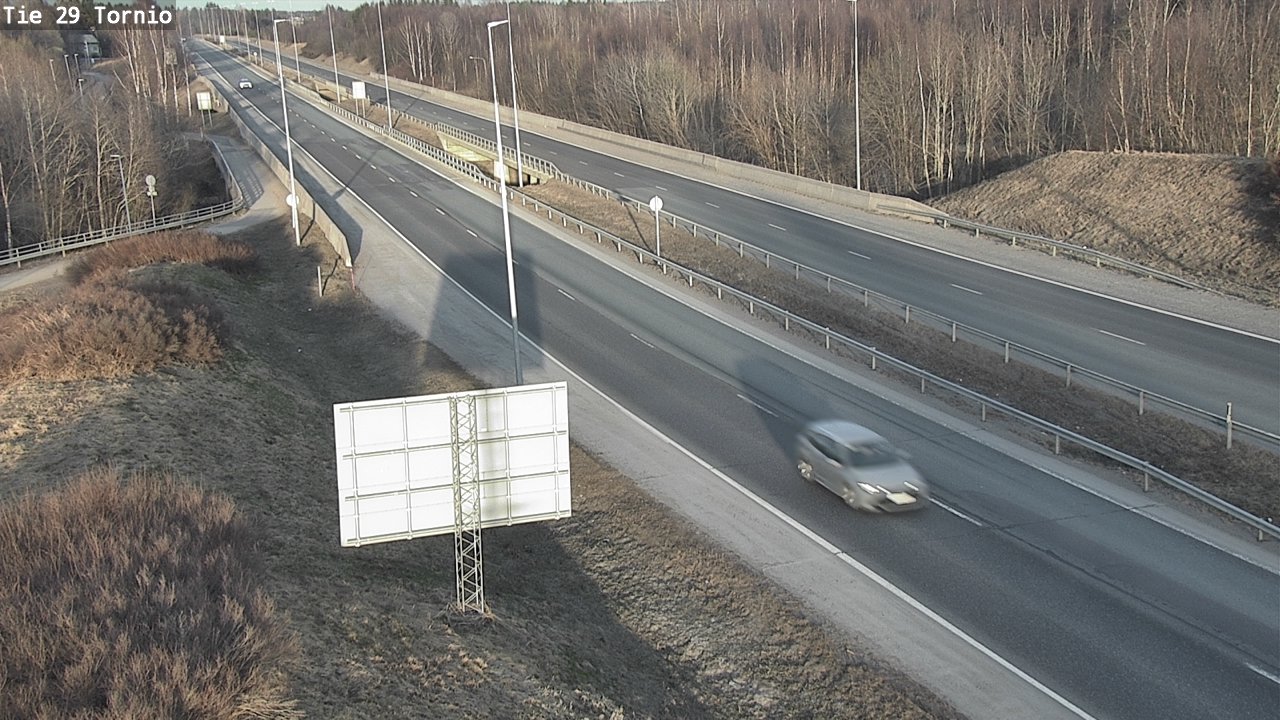 Weather Camera Image Väg 29 Torneå, Tornio, Lappi