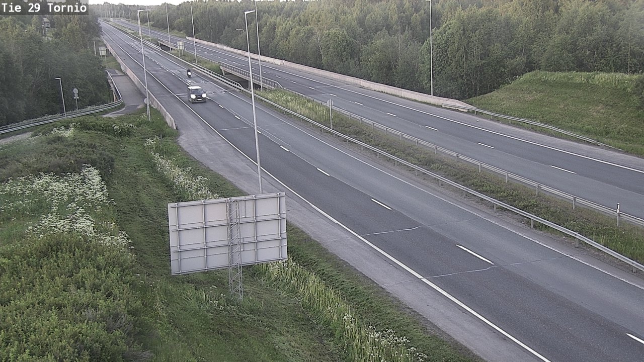 Weather Camera Image Väg 29 Torneå, Tornio, Lappi