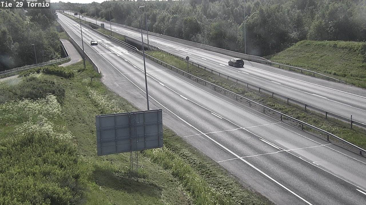 Weather Camera Image Väg 29 Torneå, Tornio, Lappi