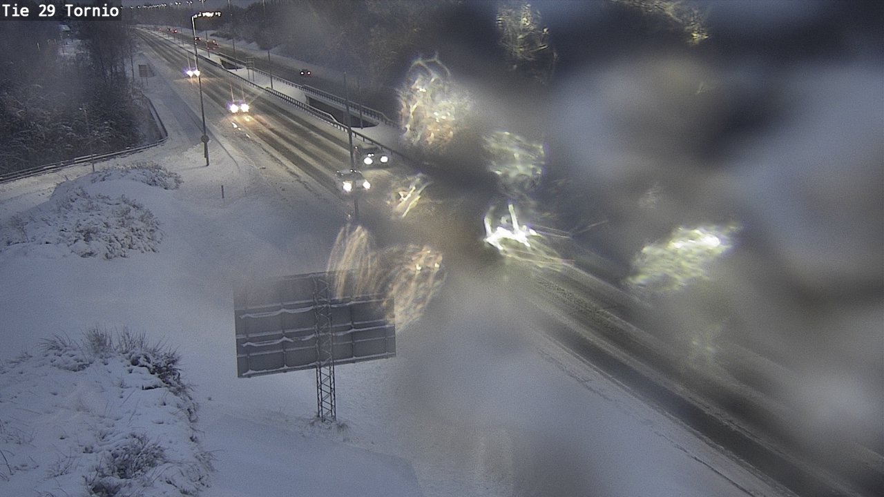 Weather Camera Image Väg 29 Torneå, Tornio, Lappi