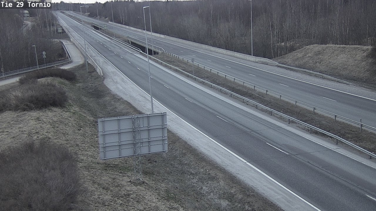 Weather Camera Image Road 29 Tornio, Tornio, Lappi
