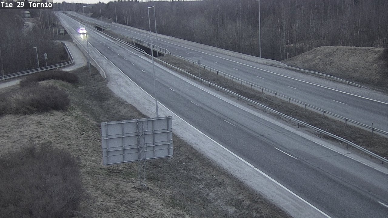 Weather Camera Image Road 29 Tornio, Tornio, Lappi