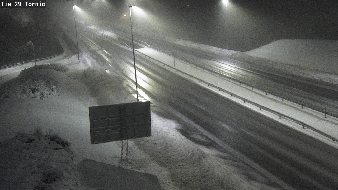Weather Camera Image Väg 29 Torneå, Tornio, Lappi