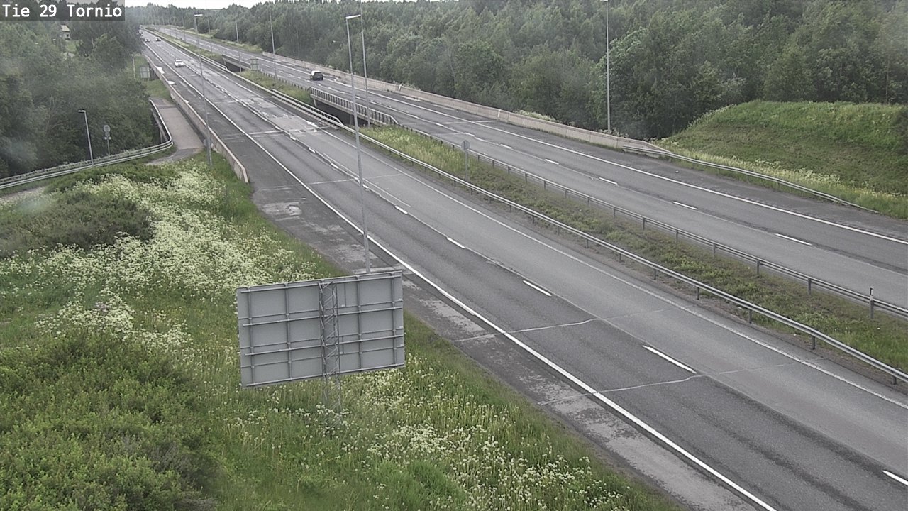 Weather Camera Image Road 29 Tornio, Tornio, Lappi