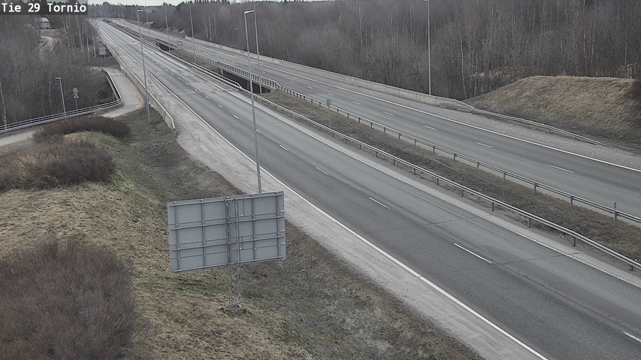 Weather Camera Image Road 29 Tornio, Tornio, Lappi