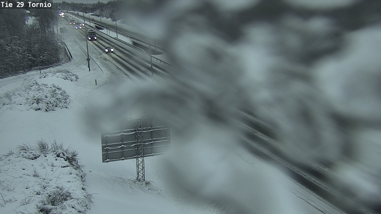 Weather Camera Image Väg 29 Torneå, Tornio, Lappi