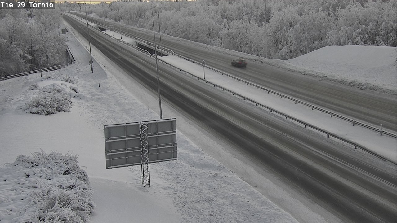Weather Camera Image Road 29 Tornio, Tornio, Lappi