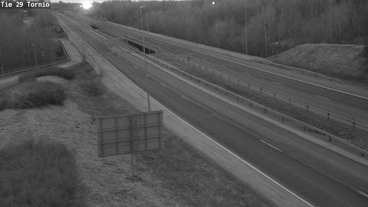 Weather Camera Image Road 29 Tornio, Tornio, Lappi