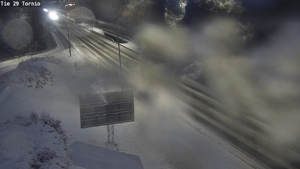 Weather Camera Image Väg 29 Torneå, Tornio, Lappi