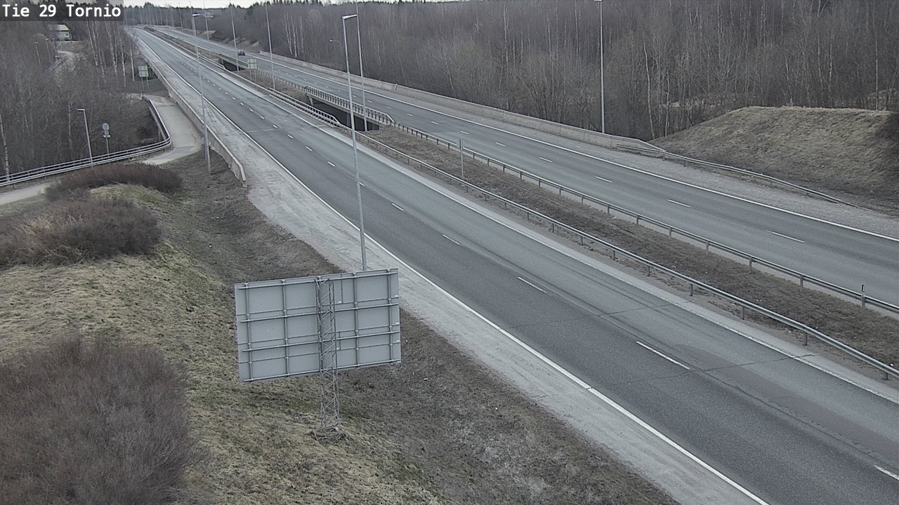 Weather Camera Image Road 29 Tornio, Tornio, Lappi
