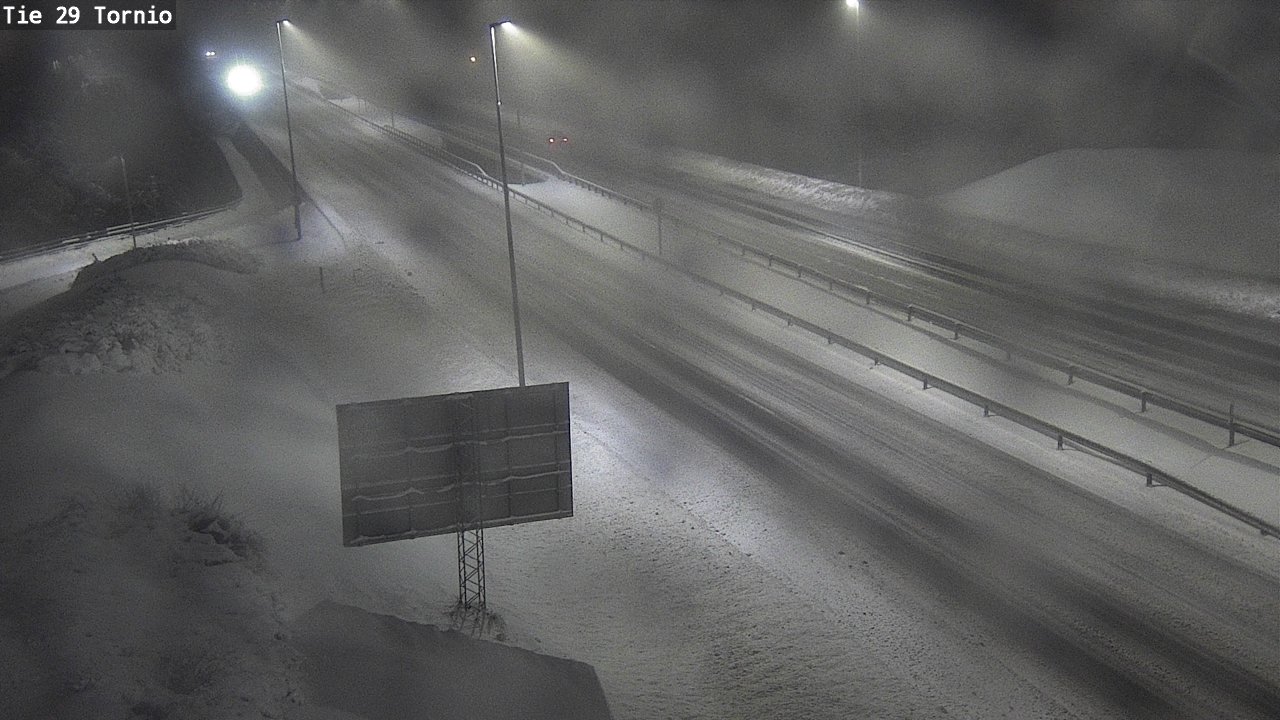 Weather Camera Image Väg 29 Torneå, Tornio, Lappi
