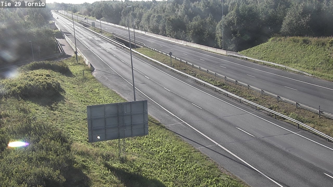 Weather Camera Image Road 29 Tornio, Tornio, Lappi