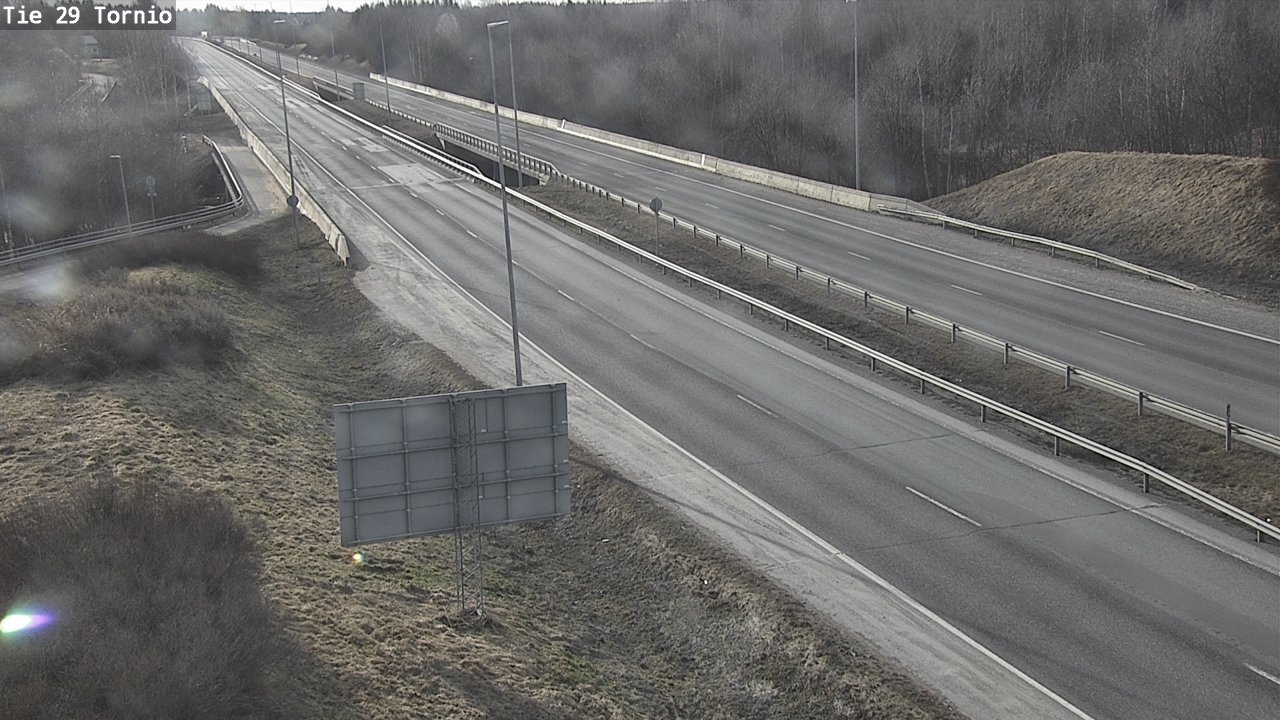 Weather Camera Image Väg 29 Torneå, Tornio, Lappi