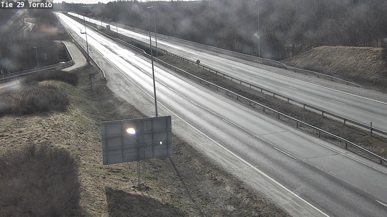 Weather Camera Image Väg 29 Torneå, Tornio, Lappi
