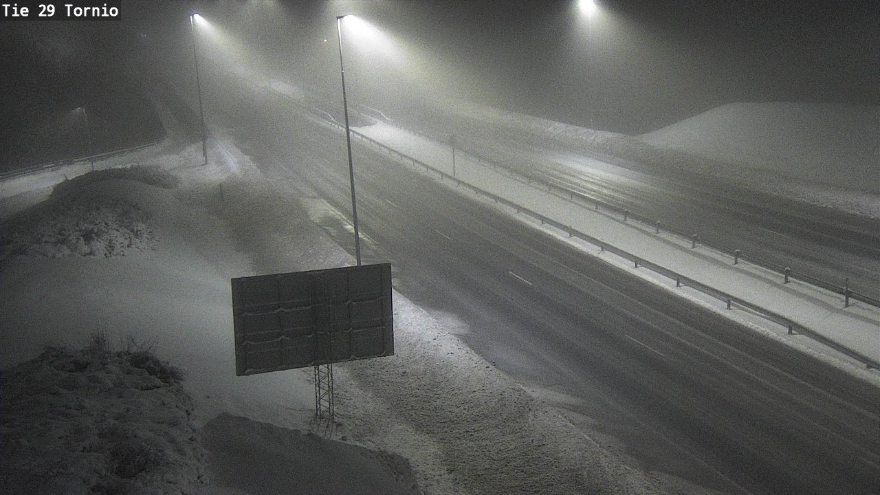Weather Camera Image Väg 29 Torneå, Tornio, Lappi