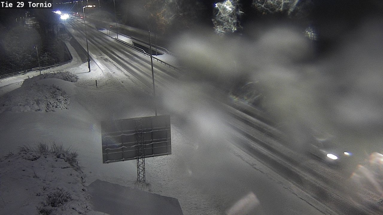 Weather Camera Image Väg 29 Torneå, Tornio, Lappi