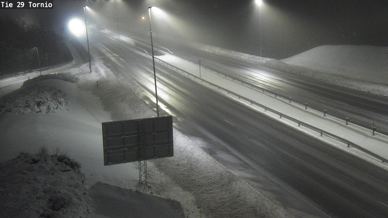 Weather Camera Image Väg 29 Torneå, Tornio, Lappi