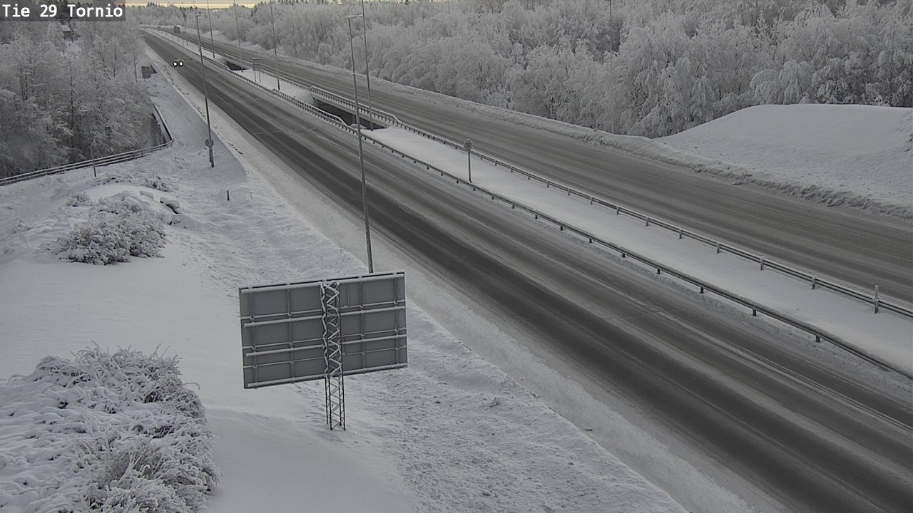 Weather Camera Image Road 29 Tornio, Tornio, Lappi