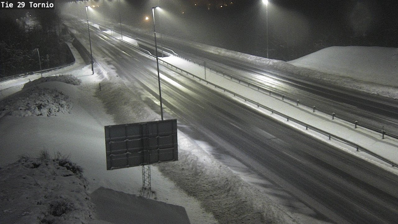 Weather Camera Image Väg 29 Torneå, Tornio, Lappi