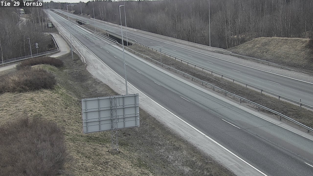 Weather Camera Image Road 29 Tornio, Tornio, Lappi