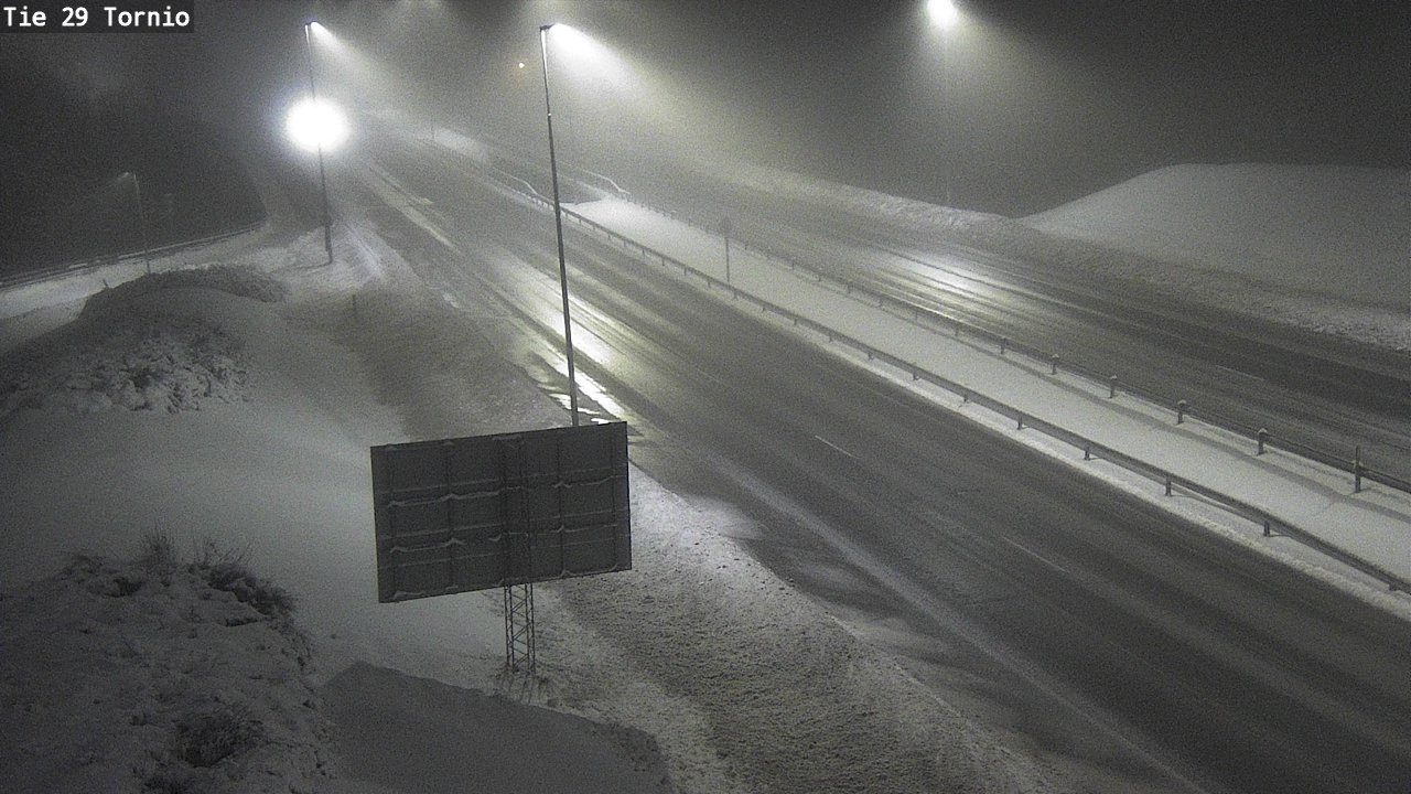 Weather Camera Image Väg 29 Torneå, Tornio, Lappi