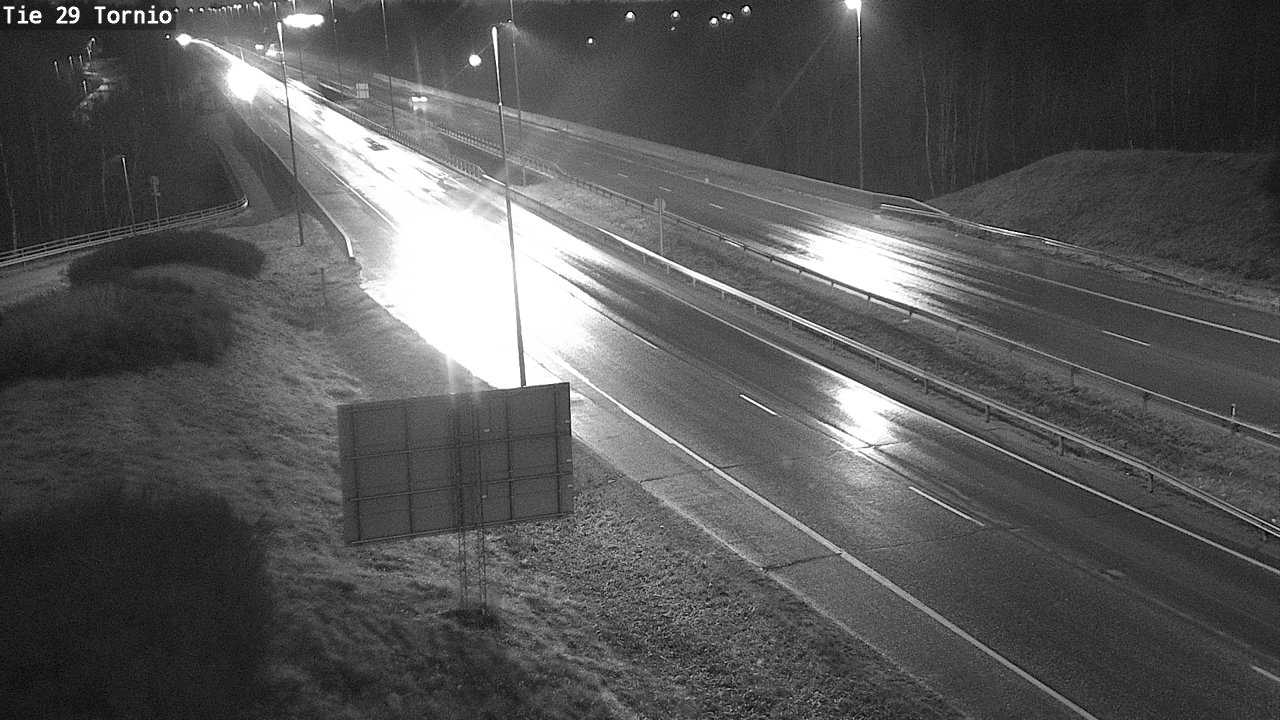 Weather Camera Image Väg 29 Torneå, Tornio, Lappi