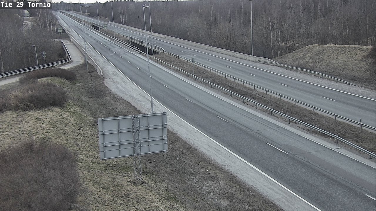 Weather Camera Image Road 29 Tornio, Tornio, Lappi