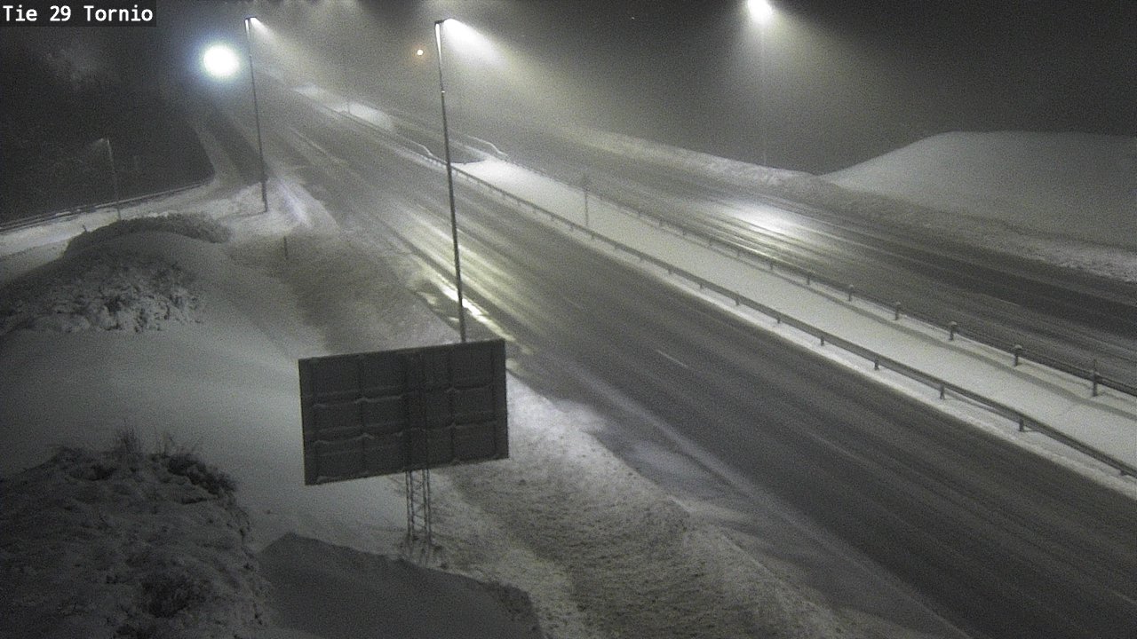 Weather Camera Image Väg 29 Torneå, Tornio, Lappi